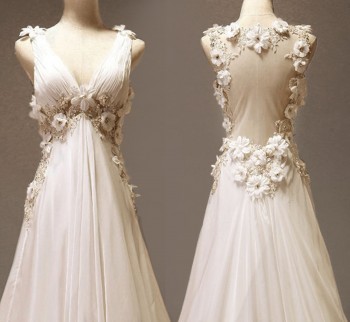 aphrodite like vintage wedding dresses