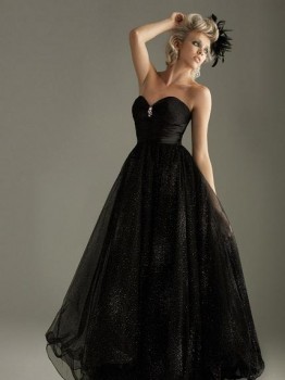 gorgeous black wedding dresses