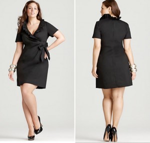 plus size sexy little black dress