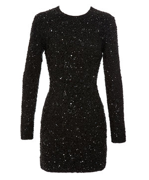 Looking Good With A Sequin Dress | Navy Blue Dress